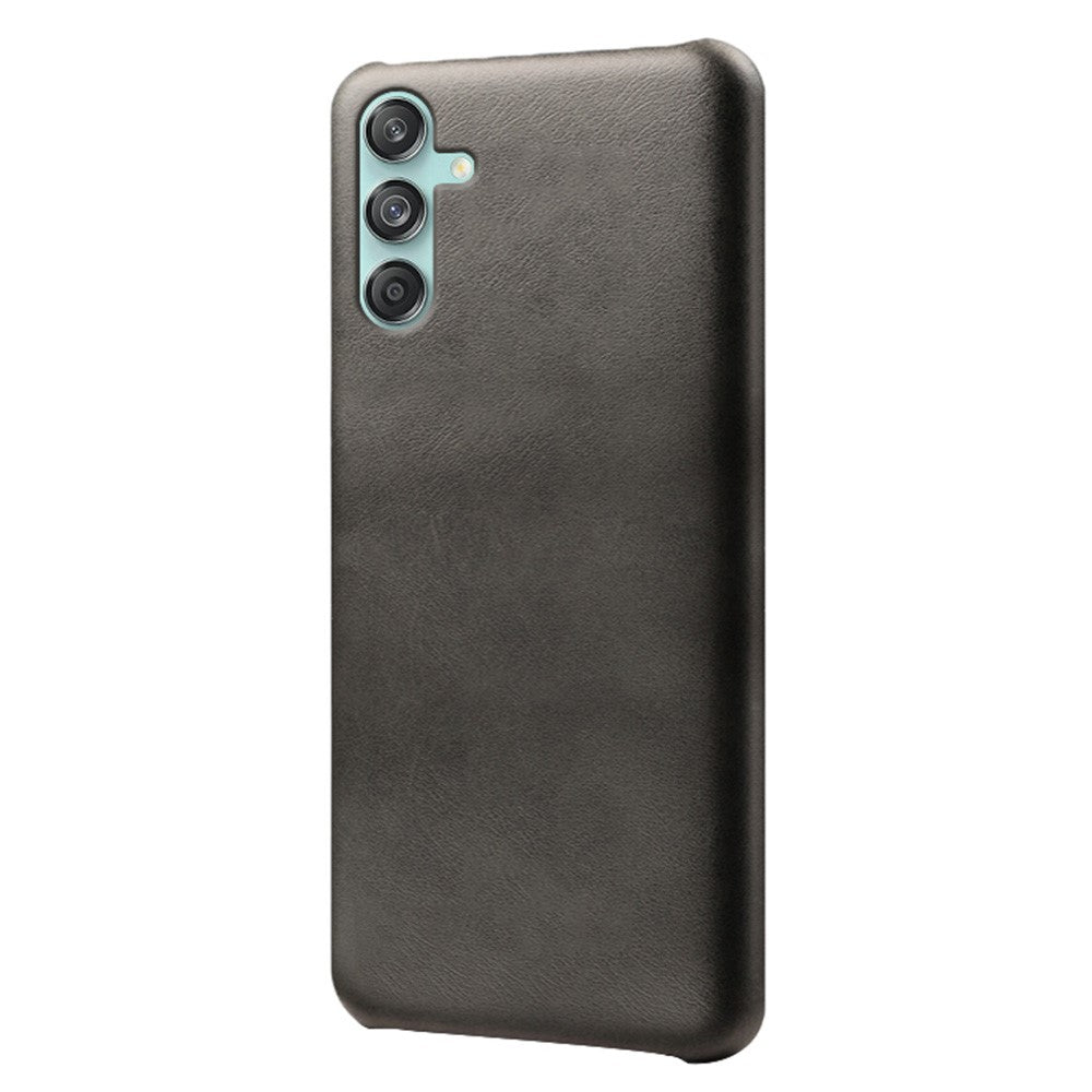 For Samsung Galaxy M55 5G / C55 5G / F55 5G Case PU Leather + Hard PC Phone Cover Calf Texture