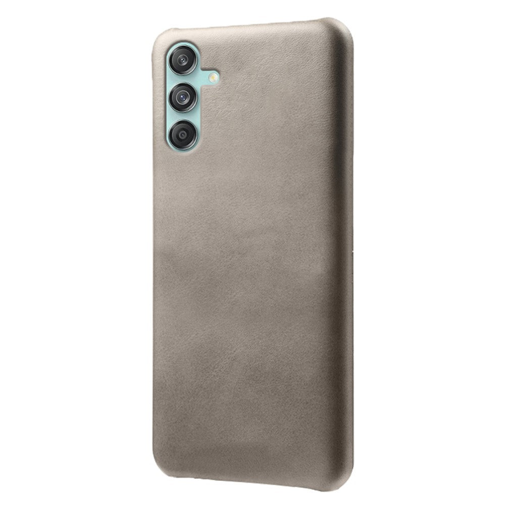 For Samsung Galaxy M55 5G / C55 5G / F55 5G Case PU Leather + Hard PC Phone Cover Calf Texture