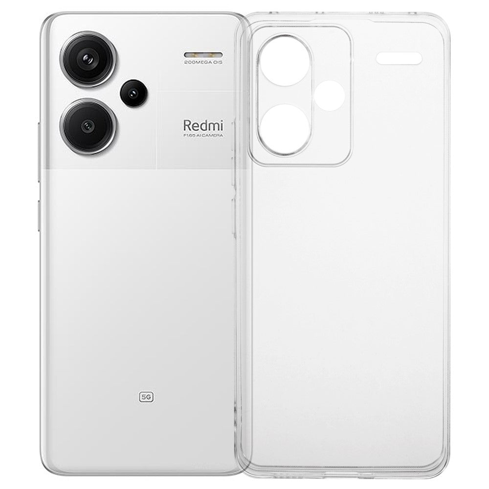 For Xiaomi Redmi Note 13 Pro+ 5G Clear Case Watermark-Free TPU Phone Cover