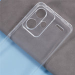 For Xiaomi Redmi Note 13 Pro+ 5G Clear Case Watermark-Free TPU Phone Cover