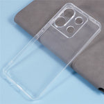 For Xiaomi Redmi Note 13 Pro 5G / Poco X6 5G Case TPU Phone Cover Transparent Watermark-Free