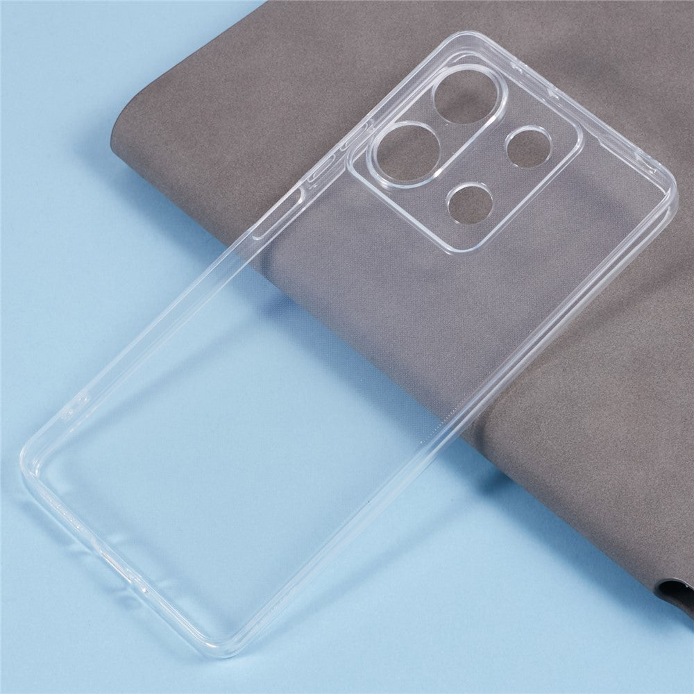 For Xiaomi Redmi Note 13 5G Case Clear TPU Phone Cover Watermark-Free