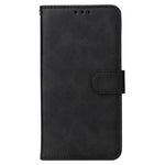 Til iPhone 16 Plus Læderpungcover Kalveskindsstruktur Magnetisk Lås Mobiltelefoncover
