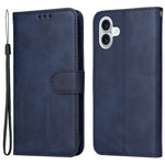 Til iPhone 16 Plus Læderpungcover Kalveskindsstruktur Magnetisk Lås Mobiltelefoncover