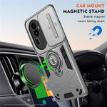 For Oppo Reno10 Pro+ 5G Case Ring Kickstand Camshield PC+TPU Phone Cover