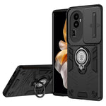 For Oppo Reno10 Pro+ 5G Case Ring Kickstand Camshield PC+TPU Phone Cover