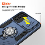 Til Samsung Galaxy A03s (164,2 mm) / A02s (164,2 mm) etui TPU+PC kickstand telefoncover