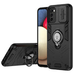 Til Samsung Galaxy A03s (164,2 mm) / A02s (164,2 mm) etui TPU+PC kickstand telefoncover