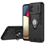Til Samsung Galaxy A04e 4G / M04 4G / F04 4G Kickstand Cover PC+TPU Slank Telefoncover