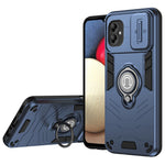 Til Samsung Galaxy A04e 4G / M04 4G / F04 4G Kickstand Cover PC+TPU Slank Telefoncover