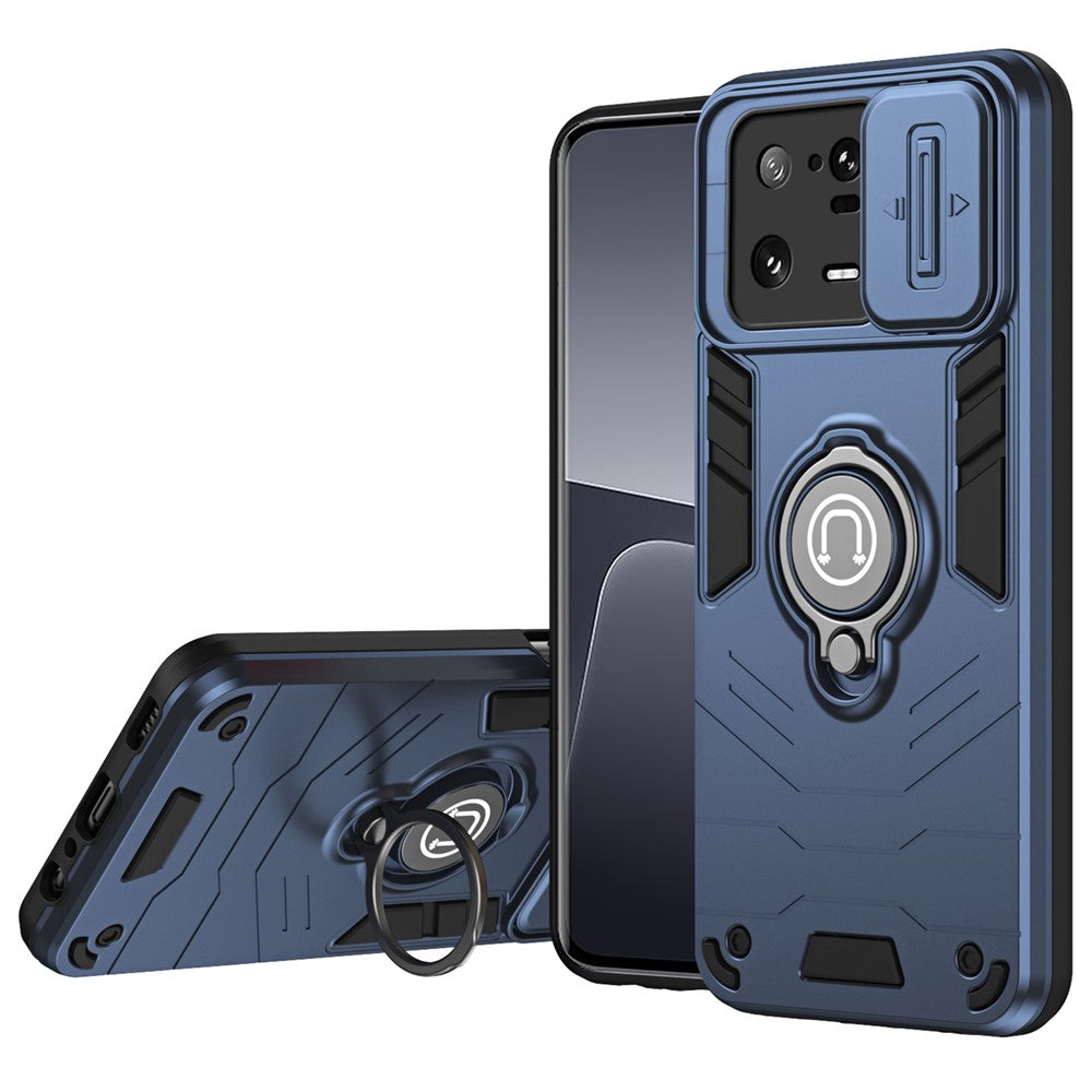 Xiaomi 13 Pro 5G-skal PC+TPU+metallstativ mobilskal