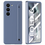Til Samsung Galaxy Z Fold6 5G Etui Stødsikkert Telefoncover med Stylus / Hærdet Glasfilm
