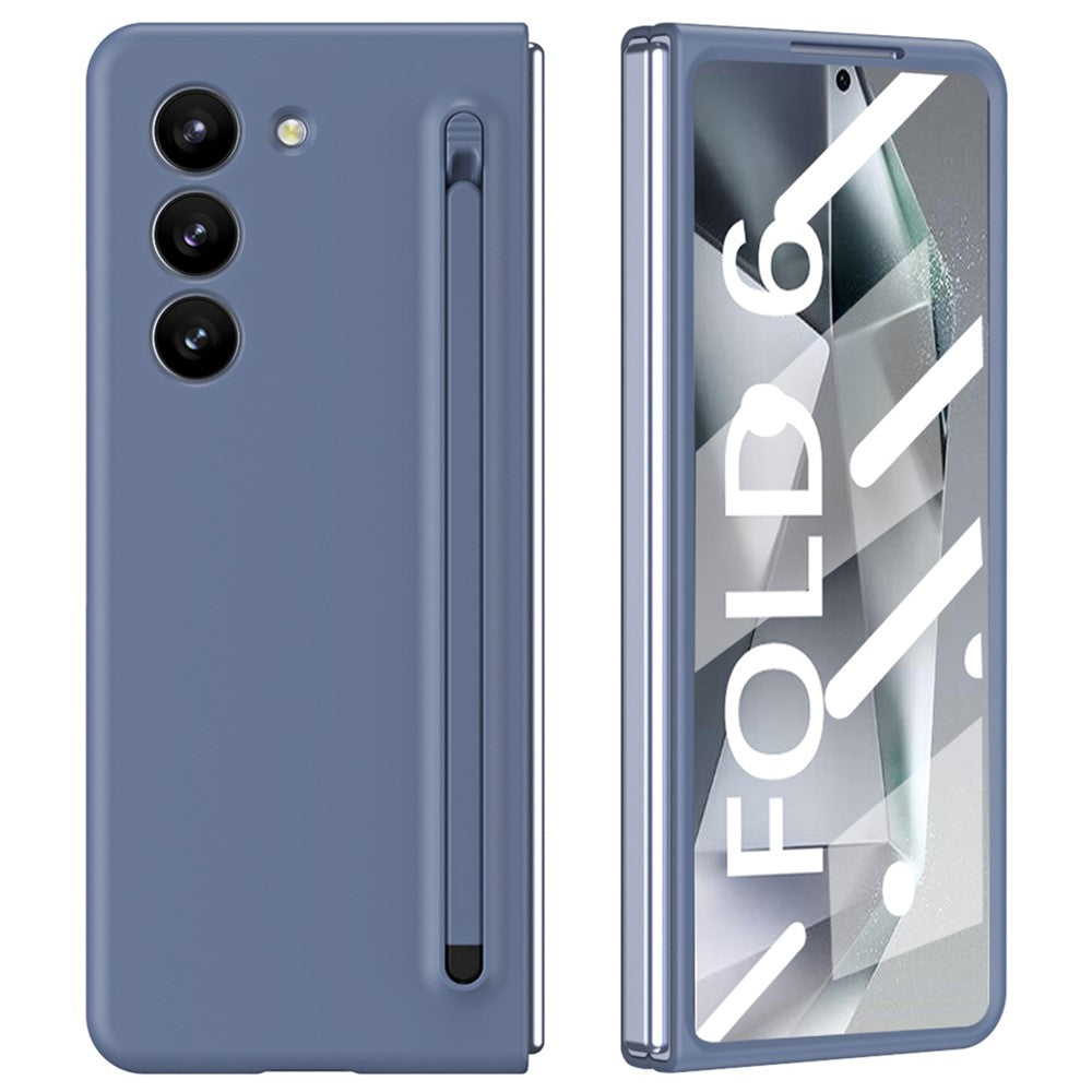 Til Samsung Galaxy Z Fold6 5G Etui Stødsikkert Telefoncover med Stylus / Hærdet Glasfilm