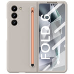 Til Samsung Galaxy Z Fold6 5G Etui Stødsikkert Telefoncover med Stylus / Hærdet Glasfilm
