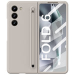 Til Samsung Galaxy Z Fold6 5G Etui Stødsikkert Telefoncover med Stylus / Hærdet Glasfilm