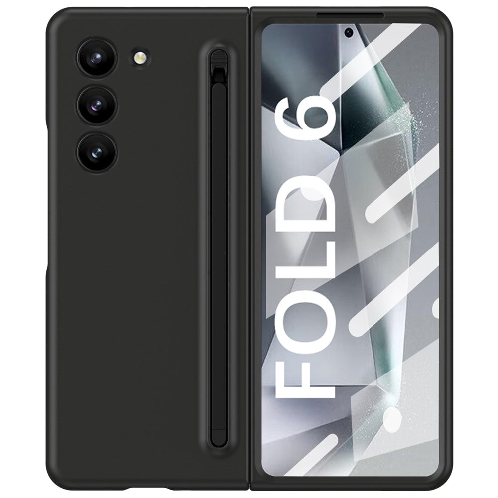 Til Samsung Galaxy Z Fold6 5G Etui Stødsikkert Telefoncover med Stylus / Hærdet Glasfilm