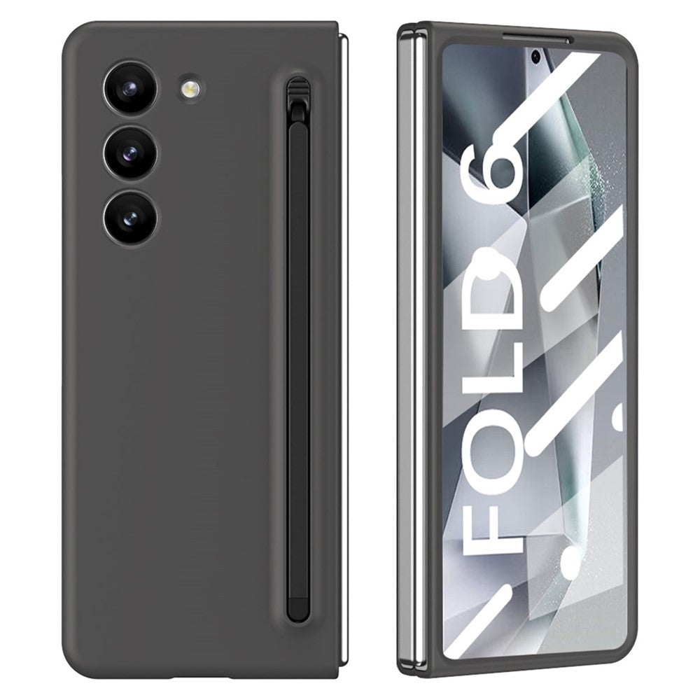 Til Samsung Galaxy Z Fold6 5G Etui Stødsikkert Telefoncover med Stylus / Hærdet Glasfilm
