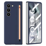 Til Samsung Galaxy Z Fold6 5G Etui Stødsikkert Telefoncover med Stylus / Hærdet Glasfilm