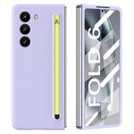 Til Samsung Galaxy Z Fold6 5G Etui Stødsikkert Telefoncover med Stylus / Hærdet Glasfilm