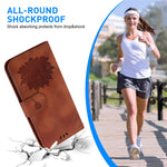 For Xiaomi Redmi Note 13 Pro 4G / Poco M6 Pro 4G Case Lotus Pattern Leather Phone Cover with Card Slots