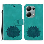 For Xiaomi Redmi Note 13 Pro 4G / Poco M6 Pro 4G Case Lotus Pattern Leather Phone Cover with Card Slots