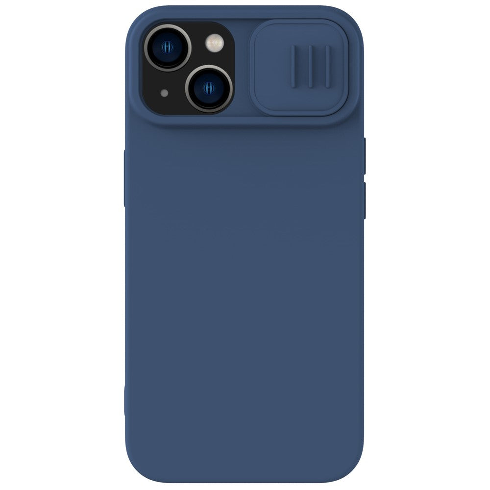 NILLKIN PC + silikonecover til iPhone 14 Plus, kamerabeskyttelse med skydelås, faldsikkert telefoncover