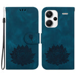 For Xiaomi Redmi Note 13 Pro+ 5G Case Leather Folio Book Stand Phone Cover Lotus Pattern