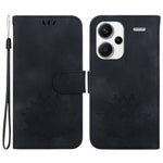 For Xiaomi Redmi Note 13 Pro+ 5G Case Leather Folio Book Stand Phone Cover Lotus Pattern