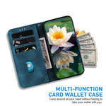For Xiaomi Redmi Note 13 5G Case Lotus Imprint Leather Wallet Phone Cover