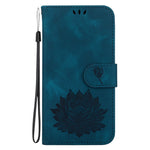 For Xiaomi Redmi Note 13 5G Case Lotus Imprint Leather Wallet Phone Cover