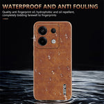 AZNS For Xiaomi Redmi Note 13 Pro 5G / Poco X6 5G Case PU Leather Back Cover Electroplating Edge
