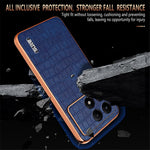 AZNS For Xiaomi Redmi K70E 5G / Poco X6 Pro 5G Case PU Leather + TPU Electroplating Phone Cover