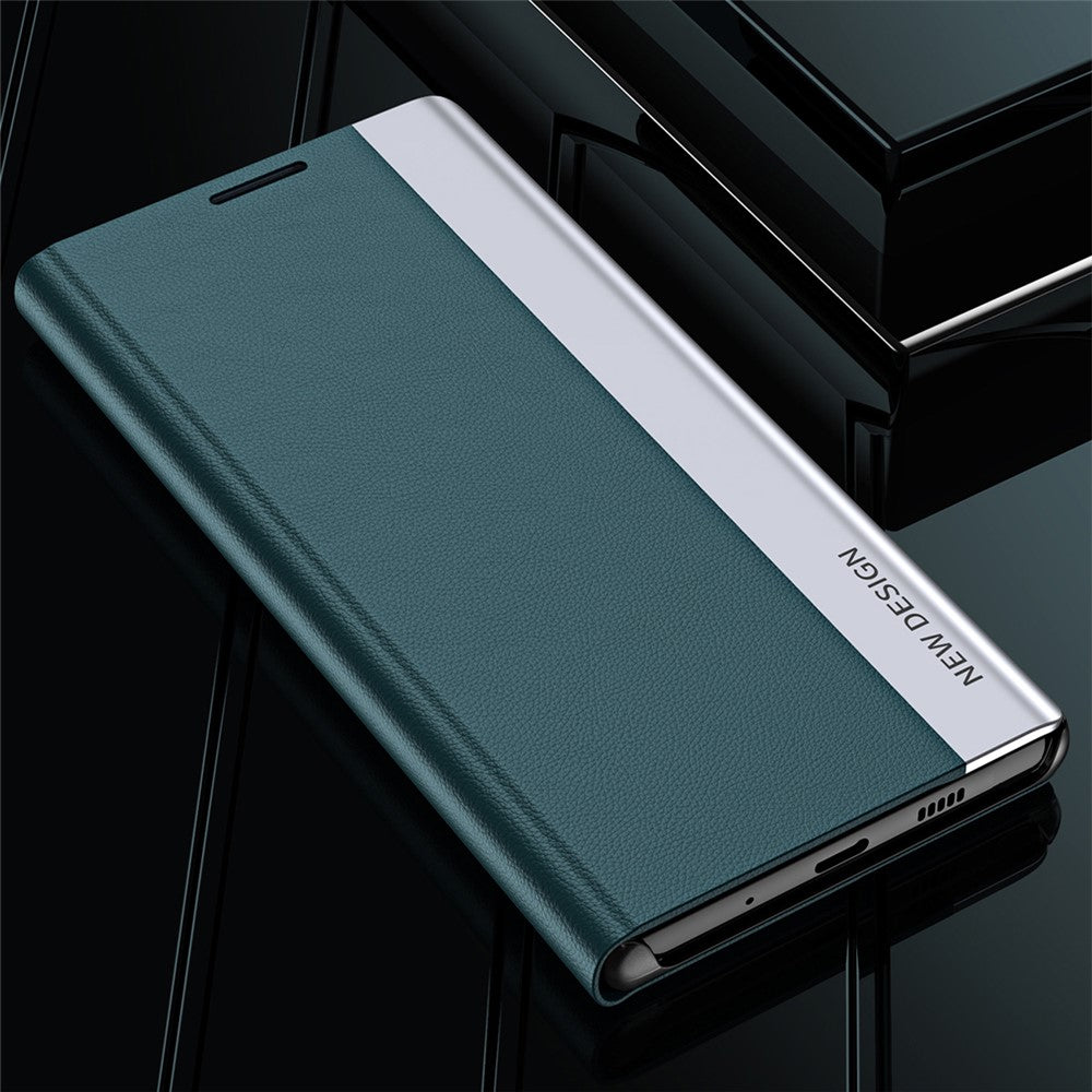 Til Samsung Galaxy A55 5G Etui Anti-Drop Læder Telefoncover med Stativ