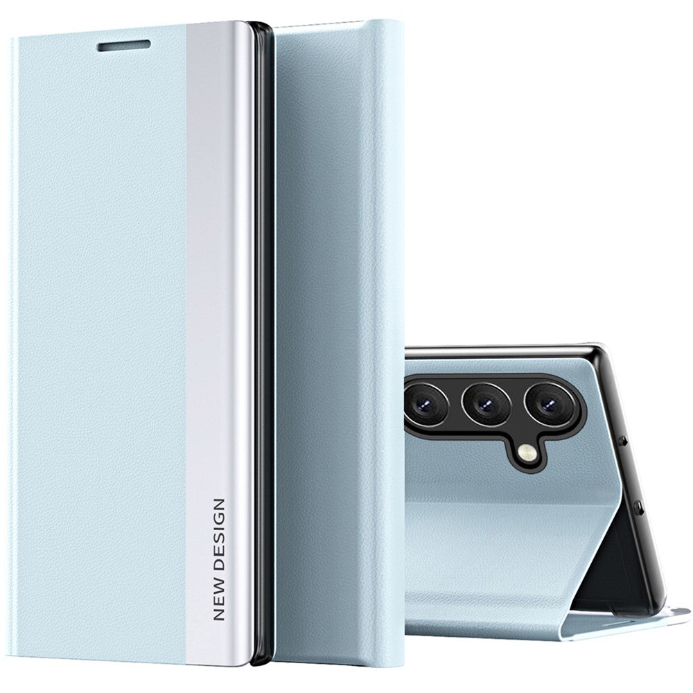 Til Samsung Galaxy A55 5G Etui Anti-Drop Læder Telefoncover med Stativ