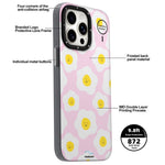 YOUNGKIT Mousse Series For iPhone 13 Pro Max Case IMD PC+TPU Magnetic Phone Cover