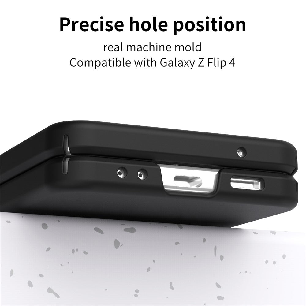 For Samsung Galaxy Z Flip4 5G Phone Case Folding Phone Cover Anti-drop PC Phone Case with Pen