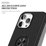 Til iPhone 16 Pro Cover Støttefod PC+TPU Telefoncover Magnetisk Bilmontering