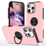 Til iPhone 16 Pro Cover Støttefod PC+TPU Telefoncover Magnetisk Bilmontering