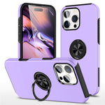 Til iPhone 16 Pro Cover Støttefod PC+TPU Telefoncover Magnetisk Bilmontering