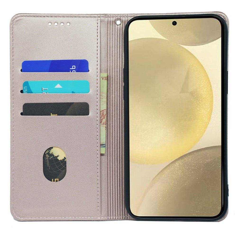 Samsung Galaxy A14 4G / 5G-skal Fyrklöver Plånbok Lädermobilskal