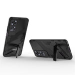 For Oppo A60 4G Case Built-In Kickstand PC+TPU Shockproof Phone Cover