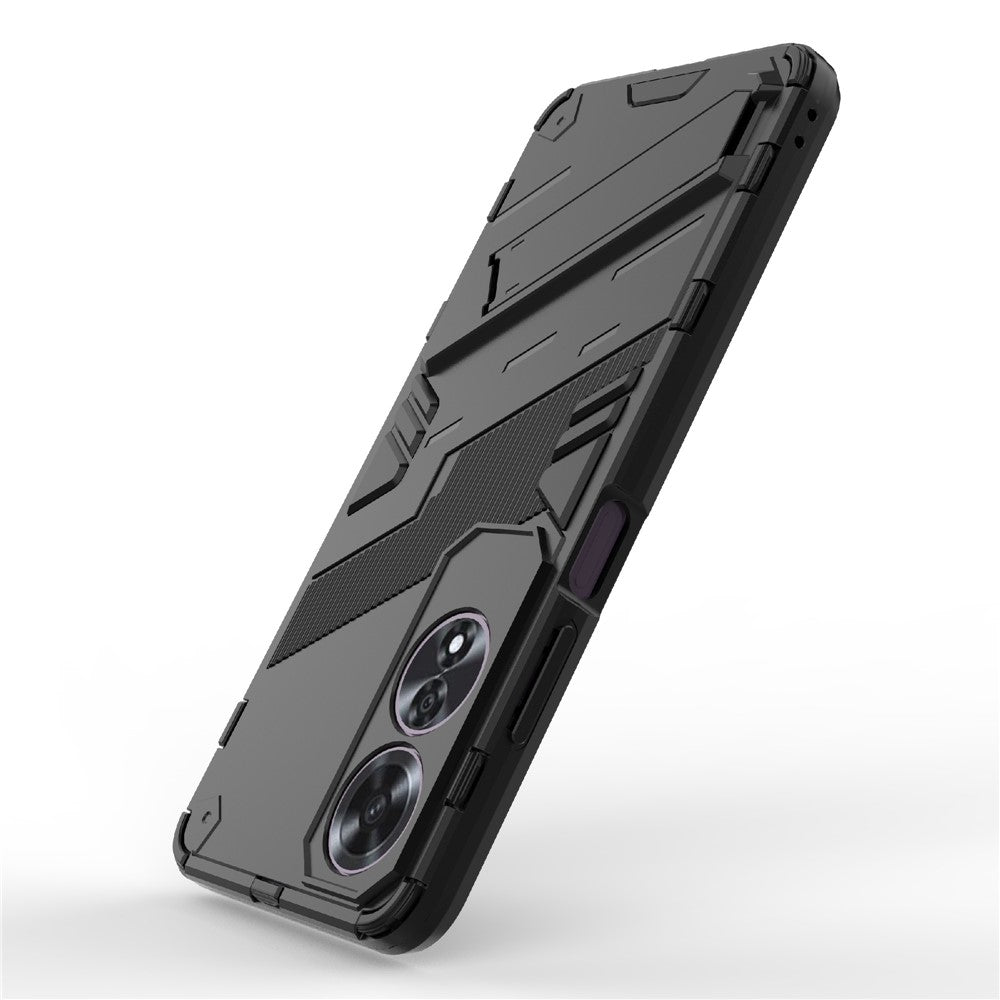 For Oppo A60 4G Case Built-In Kickstand PC+TPU Shockproof Phone Cover