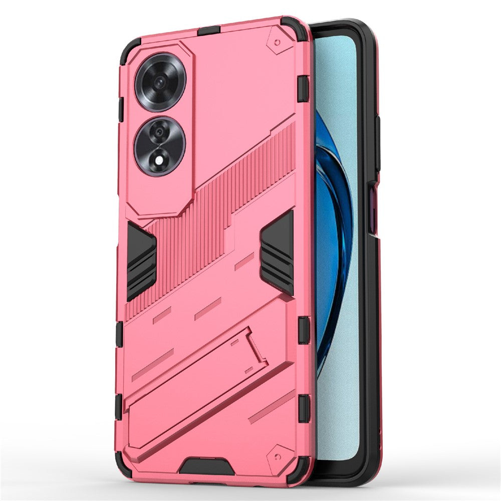 For Oppo A60 4G Case Built-In Kickstand PC+TPU Shockproof Phone Cover