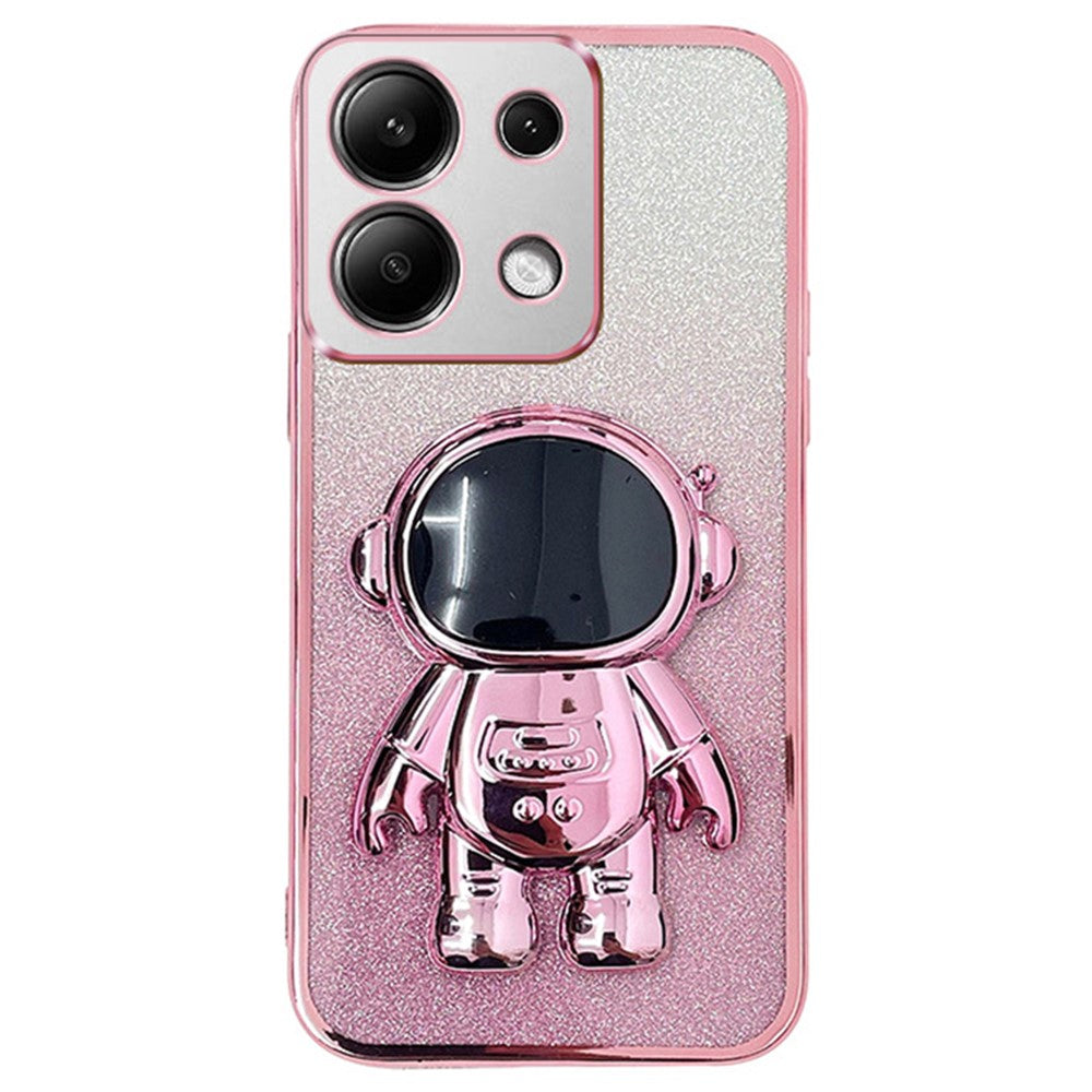 For Xiaomi Redmi Note 13 Pro 4G / Poco M6 Pro 4G Case Astronaut Hidden Kickstand PC+TPU Phone Cover
