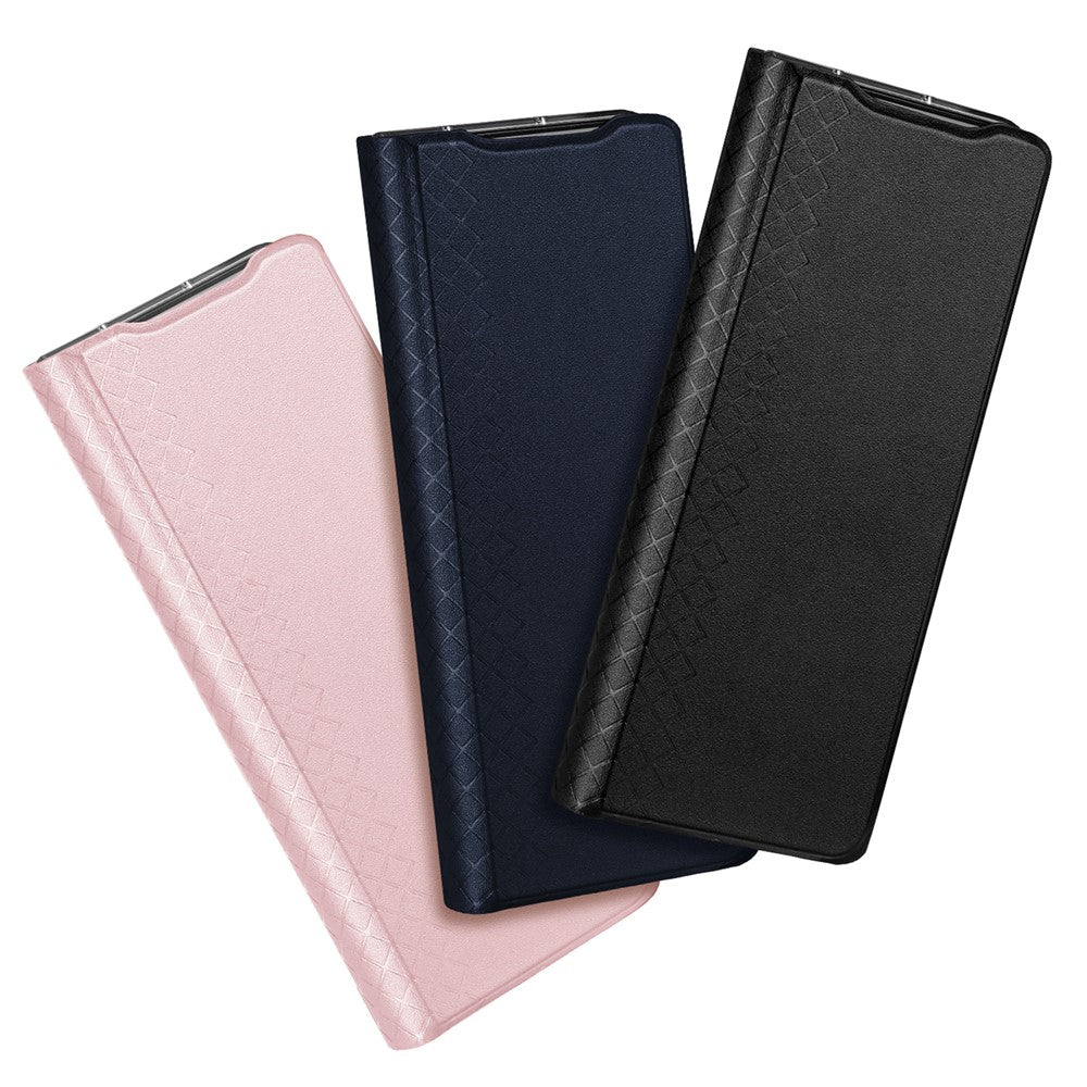 Til Samsung Galaxy Z Fold6 5G Magnetisk Etui DUX DUCIS Bril Series Læder+PC Telefoncover med Stand