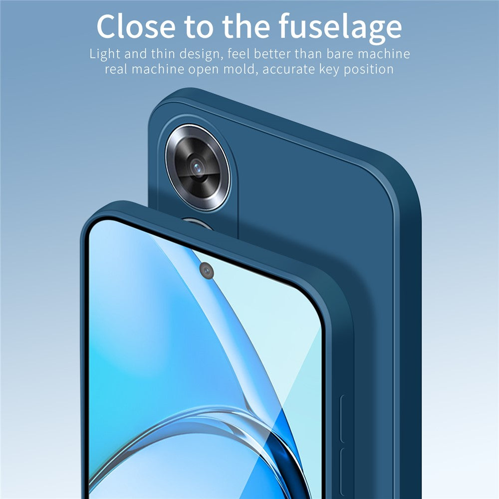 PINWUYO JK Touching Series For Oppo A60 4G Case TPU Phone Cover Fiber Flocking Lining