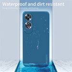 PINWUYO JK Touching Series For Oppo A60 4G Case TPU Phone Cover Fiber Flocking Lining