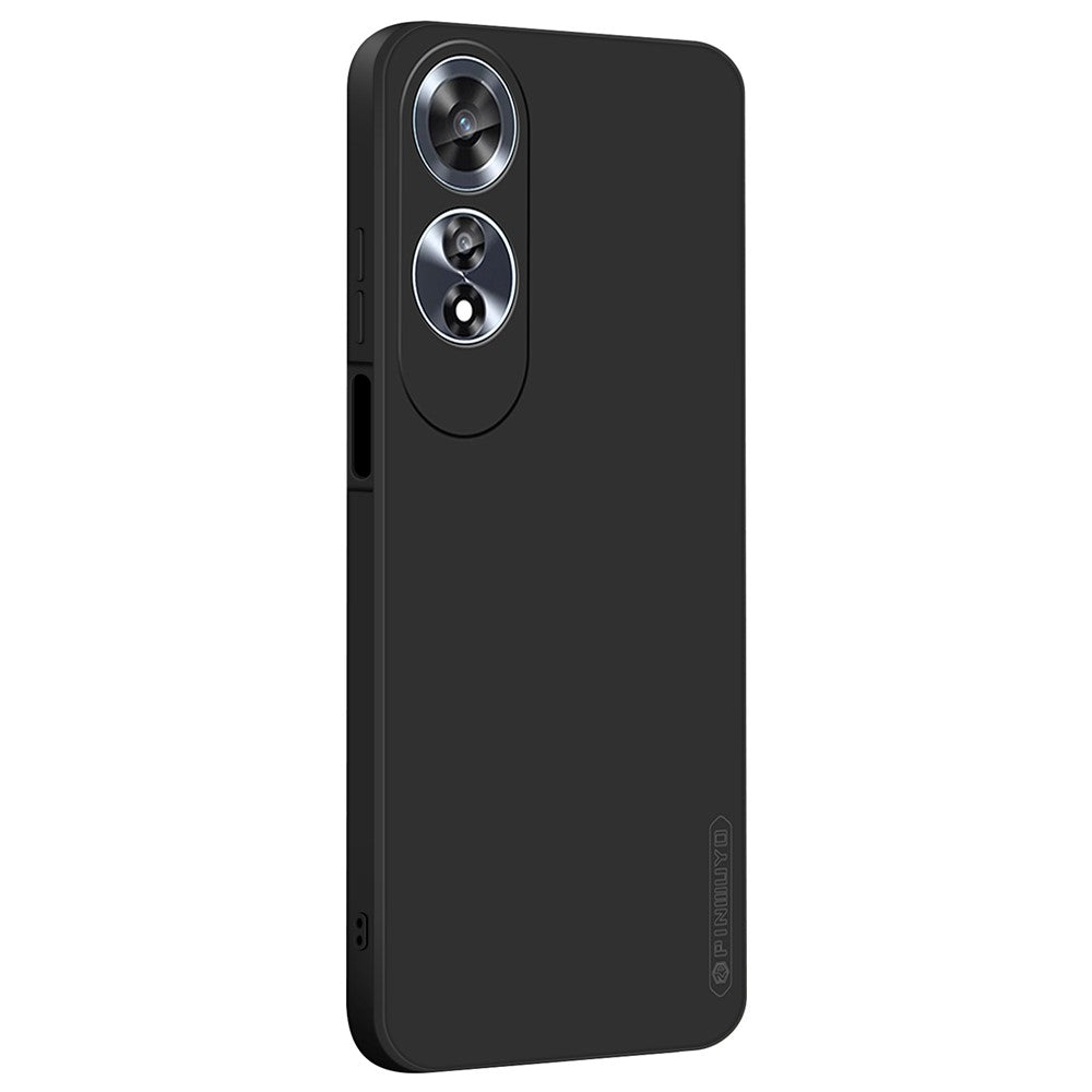 PINWUYO JK Touching Series For Oppo A60 4G Case TPU Phone Cover Fiber Flocking Lining