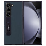 X-LEVEL For Samsung Galaxy Z Fold6 5G Magnetic Kickstand Phone Case PU Leather+PC Phone Cover
