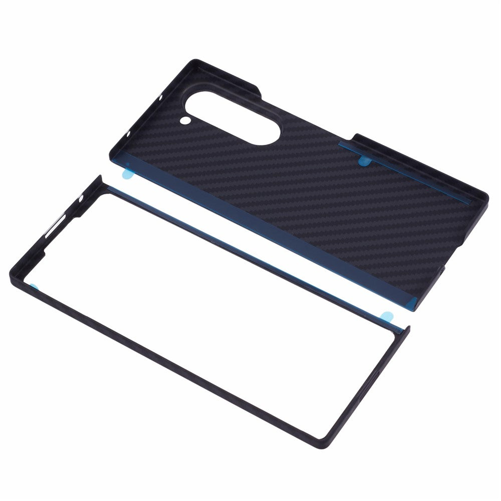 X-LEVEL Til Samsung Galaxy Z Fold6 5G Telefoncover PC Mobiltelefoncover Kulfibertekstur Telefoncover